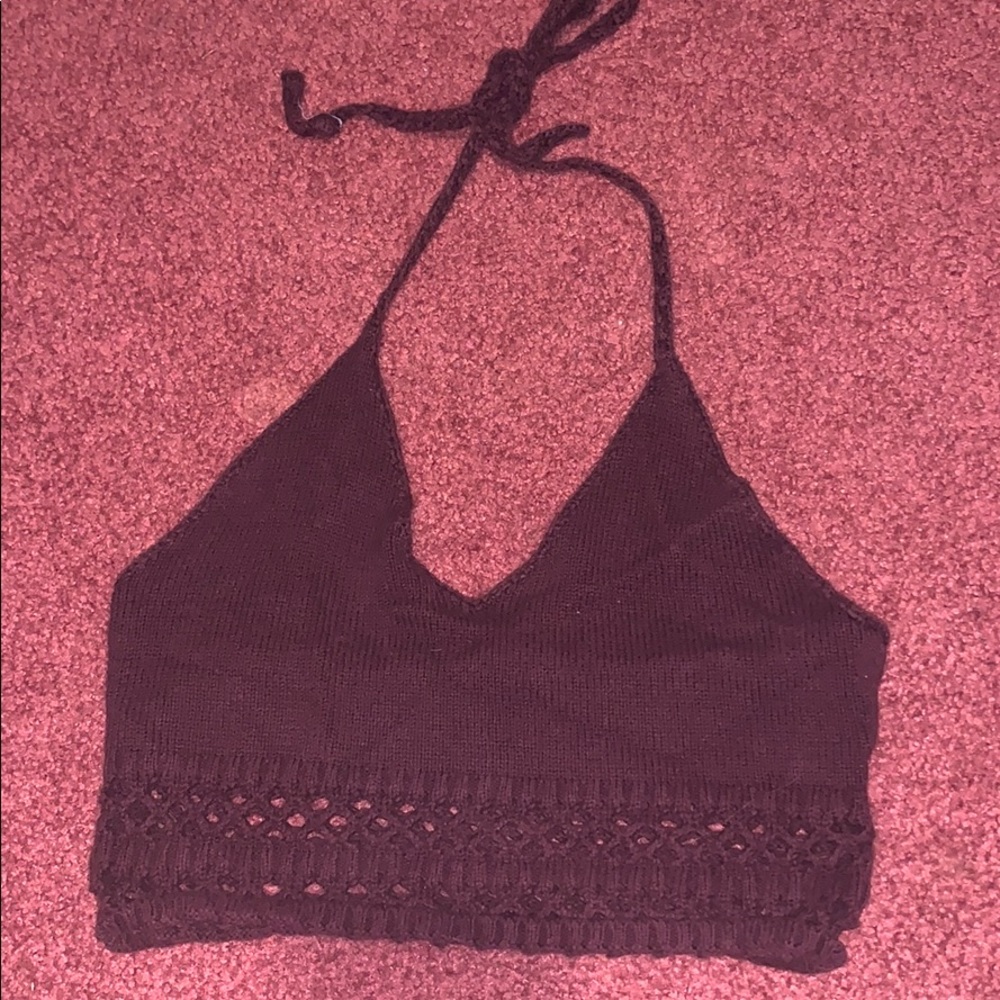 Halter crop top